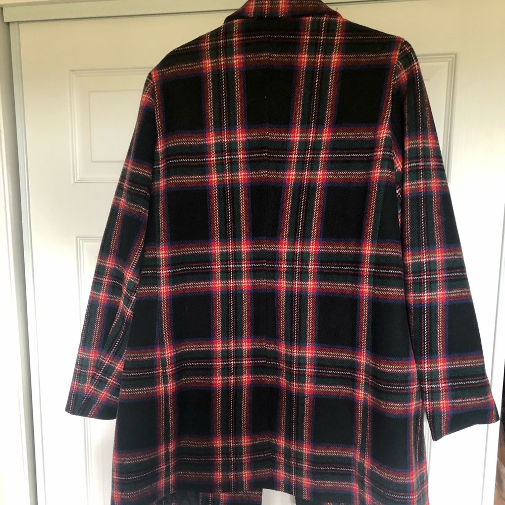 Current Mood Plaid Double Breasted Jacket